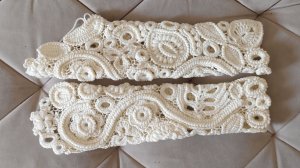 Рукава. Ирландское кружево