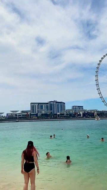 Пляж JBR Dubai Апрель 2023