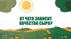 От чего зависит качество сыра