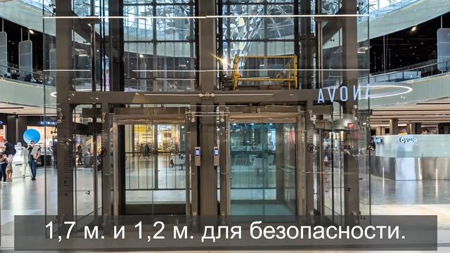 Остекление атриума и лифтовых шахт в ТРЦ Европолис