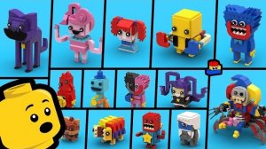 Коллекция Poppy Playtime LEGO BrickHeadz (руководство)