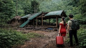 Супруги строят уютный деревянный домик с нуля. Друзья им помогают. Бушкрафт