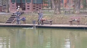 После зарыбления активные поимки форели продолжаются.