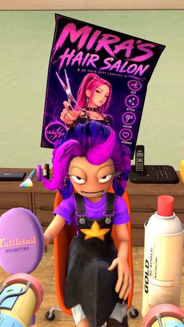 Лили Лавбрейдс в Парикмахерской Хантрикс (Poppy Playtime 4)