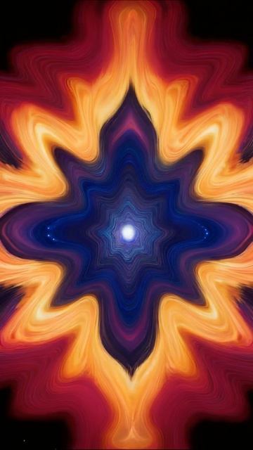 Космическое великолепие: Визуальная симфония звезд #космос #искусство #визуализация