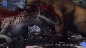 индоминус Рекс ( лвл 40 ) против д Рекса