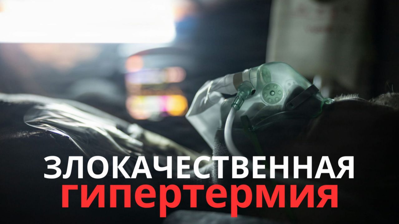 ЗЛОКАЧЕСТВЕННАЯ ГИПЕРТЕРМИЯ: СМЕРТЬ НА СТОЛЕ ⚡️ Этиология, клиника, ДАНТРОЛЕН — как спасти пациента?