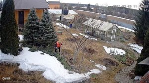 Дачные зарисовки. Разборка крыши теплицы.