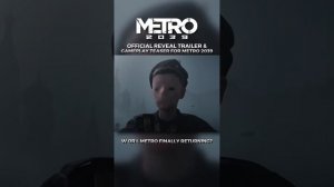 METRO 2039 | официальный трейлер