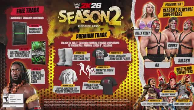 WWE 2K26 — трейлер второго сезона «Уничтожь себя» для PS5