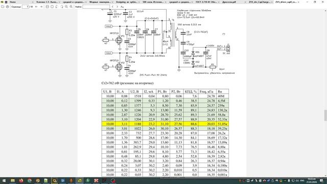 ZVS-драйвер - как рассчитать