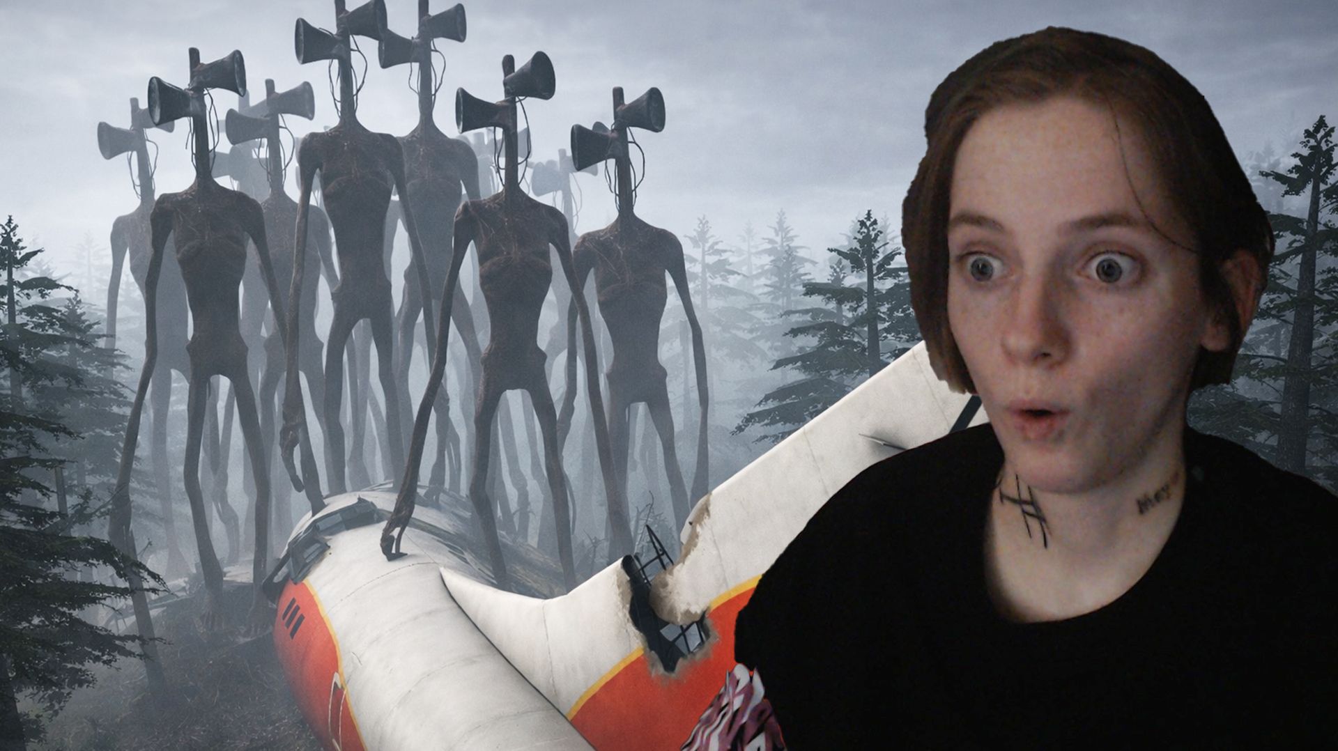 ВЫЖИВАЮ ОТ 100 СИРЕНОГОЛОВЫХ