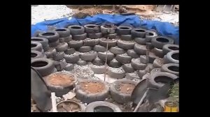 Как сделать пруд на даче из шин своими руками. Личный опыт \ DIY tire pond.