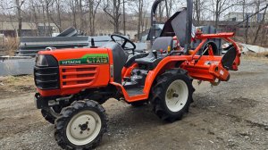 HITACHI CTX13 - KUBOTA GB130 - 4ВД, БЫСТРЫЙ РАЗВОРОТ, АВТО ГОРИЗОНТ-ГЛУБИНА, ВО ВЛАДИВОСТОКЕ