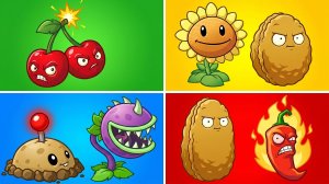 Зомби против растений Plants vs Zombies ПвЗ Растения против Зомби PvZ Fusion Битва прохождение