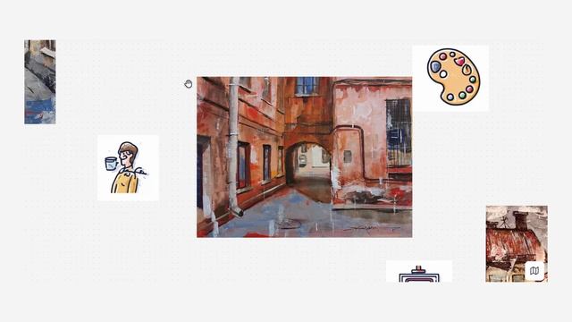 Живопись акрилом. Разбор работ подписчика