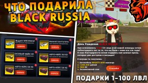ЧТО ПОДАРИЛА БЛЕК РАША ИГРОКАМ на ДЕНЬ РОЖДЕНИЯ 1- 100 ЛВЛ! КАК ПОЛУЧИТЬ ПОДАРКИ BLACK RUSSIA