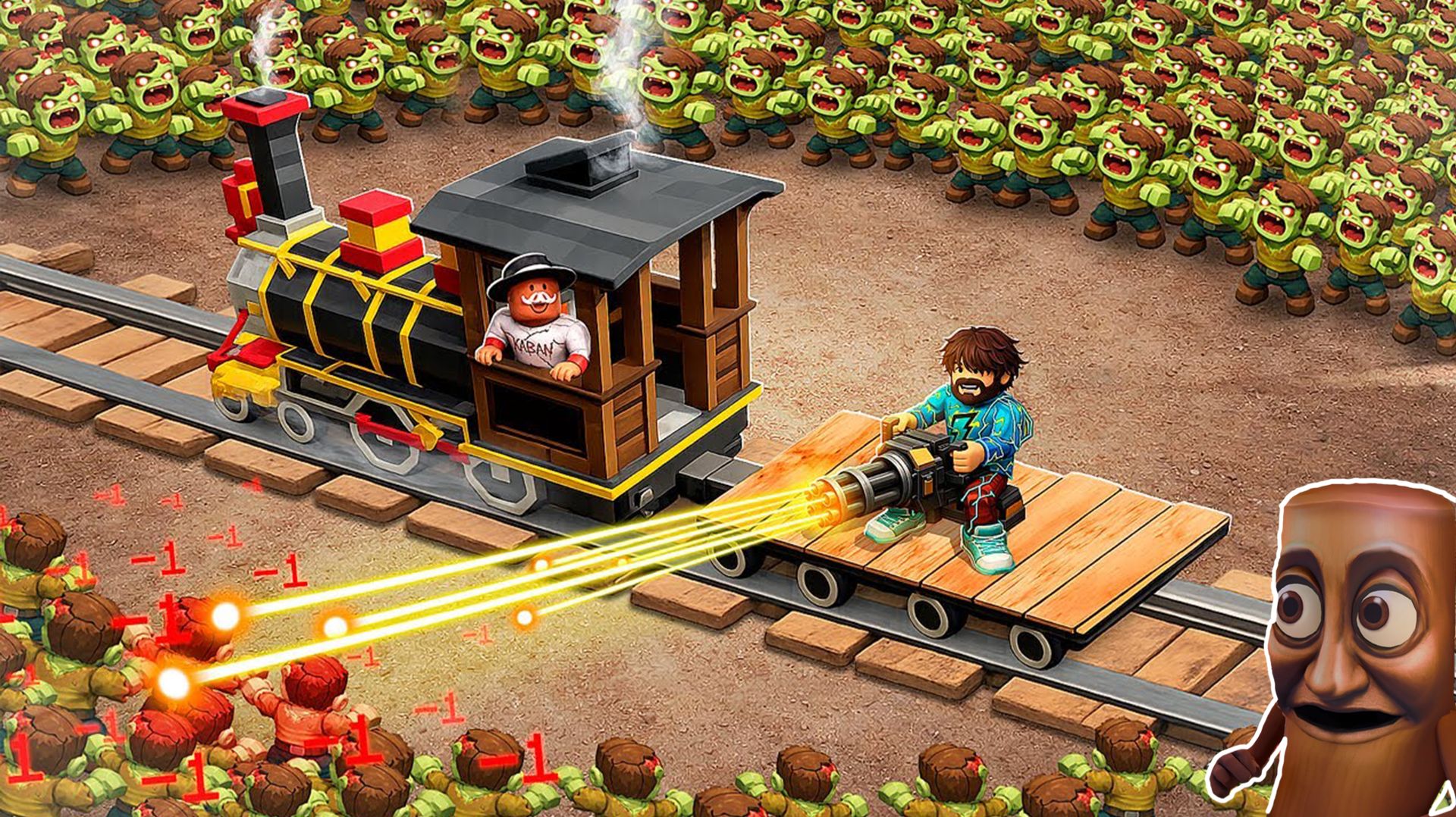 😰Мы Прокачали наш ПОЕЗД На МАКСИМУМ Чтобы ВЫЖИТЬ в Роблокс... + Кабан