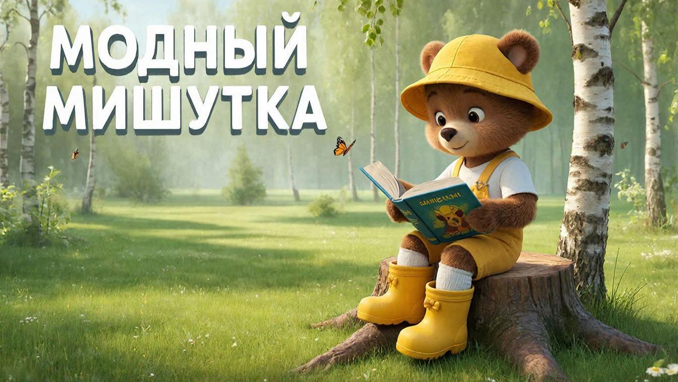 Музыкальный мультфильм для детей  Мишка модник