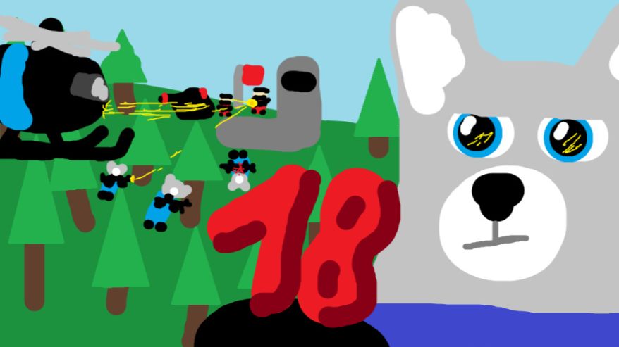 Наша война ( захват леса +)№00018 сезон-3