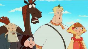 Три Богатыря - Алеша Попович и Тугарин Змей