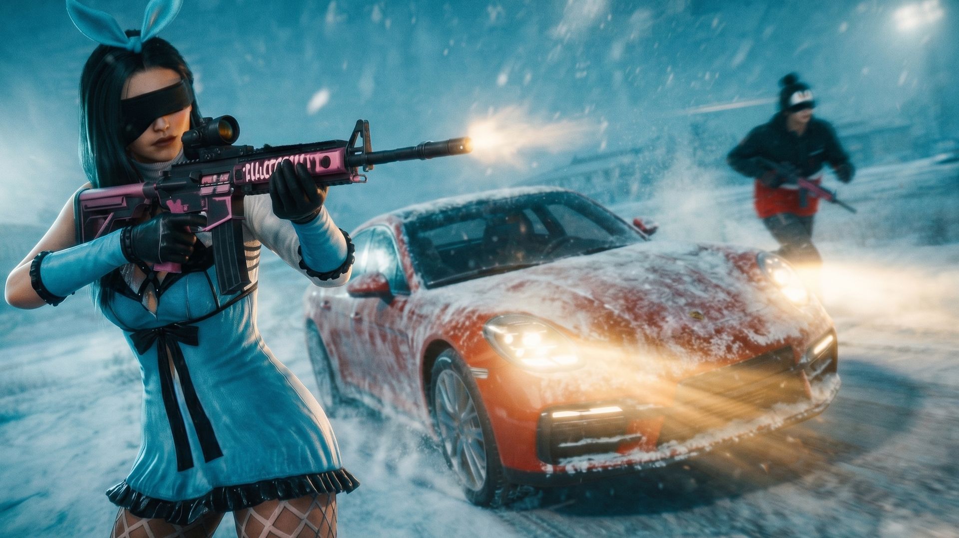 PUBG: 1600 урона и 15 киллов | Зимний Эрангель | Дуо с Артемом