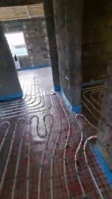 Дом 400 кв.м. Выполнен монтаж отопления