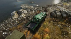 "SnowRunner". Задание: "За рекой".