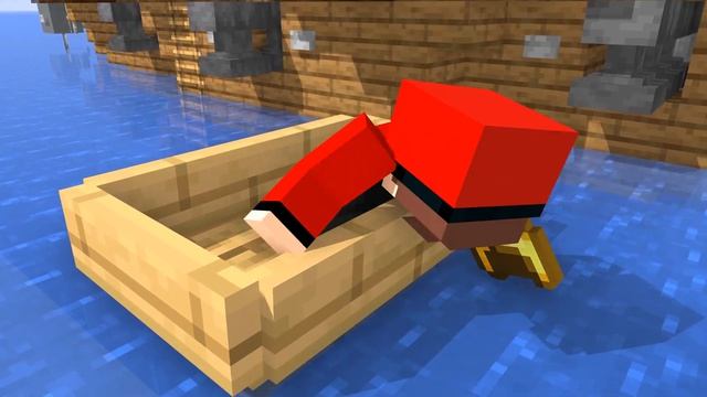 Грустная пиратская история в Майнкрафте мультфильм