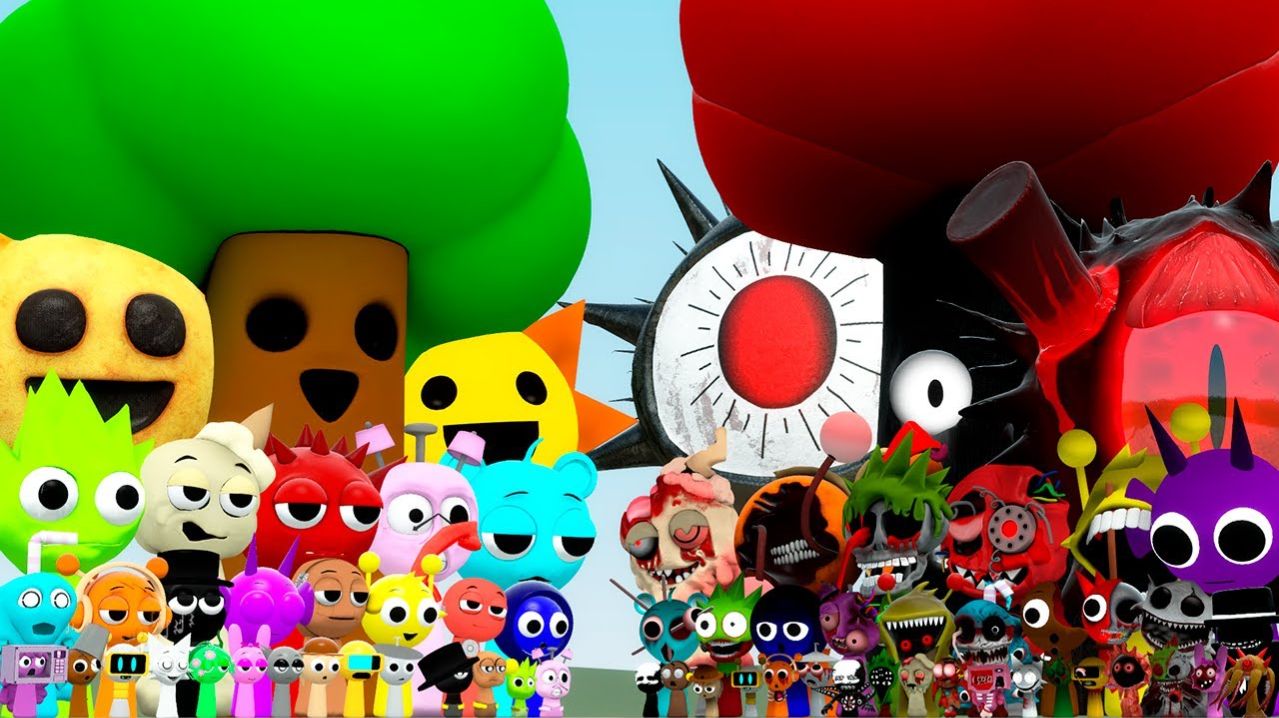 НОРМАЛЬНАЯ ФАЗА СПРУНКИ ПРОТИВ ХОРРОР ФАЗЫ СПРУНКИ (Garry's Mod)