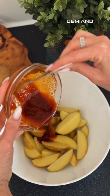 Как приготовить картофель по деревенски в аэрогриле