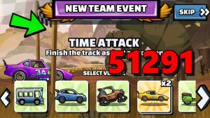 ❗🔔 51291 NEW Team Event (Bumpy Ride Bonanza) - Hill Climb Racing 2