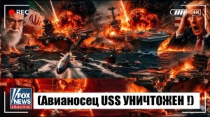 😱 УЖАС В ОРМУЗЕ! 300 Иранских ракет НУР УНИЧТОЖАЮТ американский авианосец! США В ПАНИКЕ!