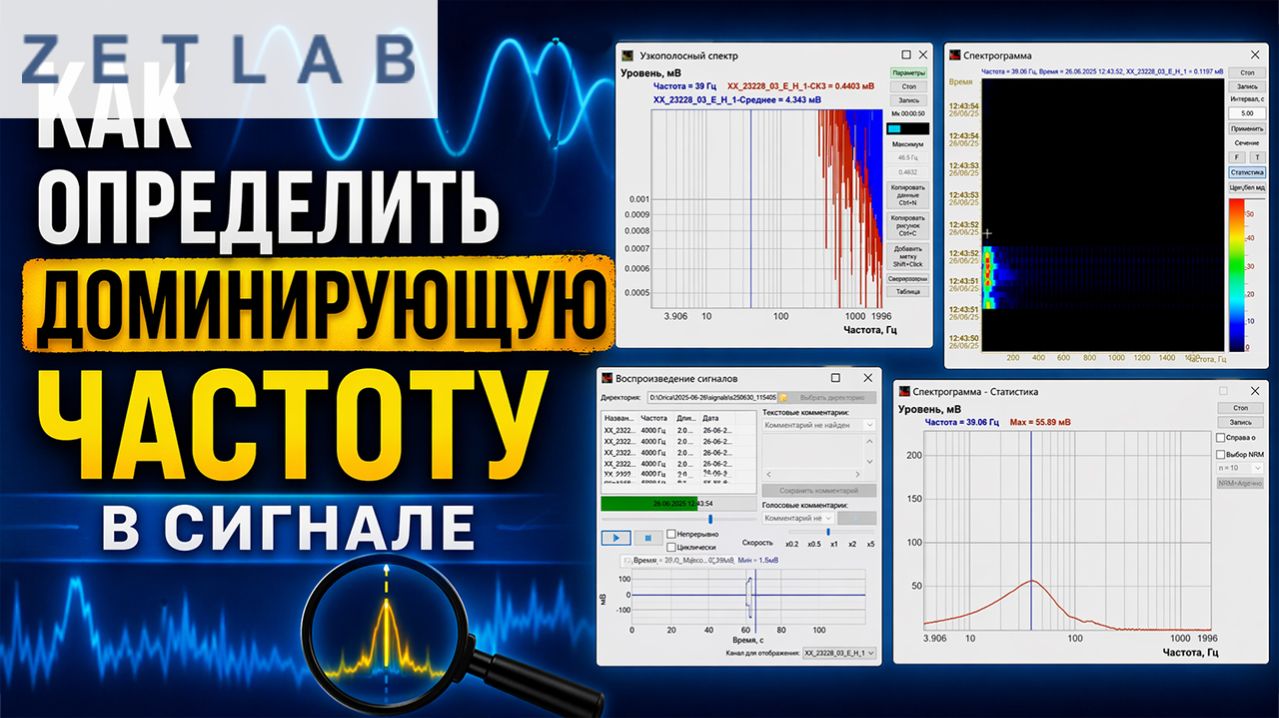 Как определить доминирующую частоту в сигнале