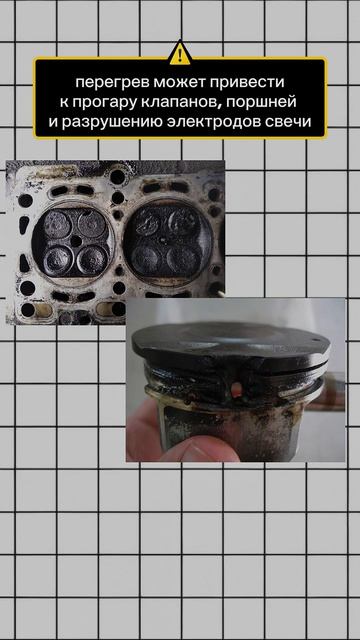 Почему свеча зажигания чёрная, рыжая или с белым налётом #автомобили #свечизажигания