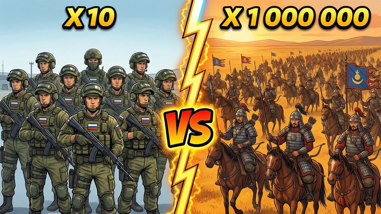 10 СПЕЦНАЗОВЦЕВ ПРОТИВ 1,000,000 МОНГОЛОВ ЧИНГИСХАНА