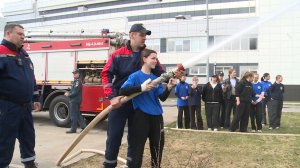 Студенческий корпус спасателей: условная атака на игровой дворец