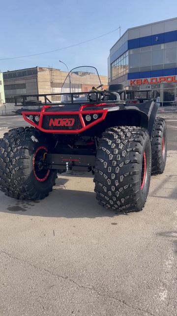 ⚡️ПРОДАН  Снегоболотоход NORD в Черном цвете на красной раме.