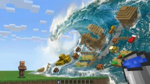 Реалистичное Гигантское ЦУНАМИ Против Маленькой Деревни (Что же произойдет?)