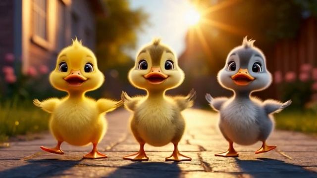 Три смешных утёнка