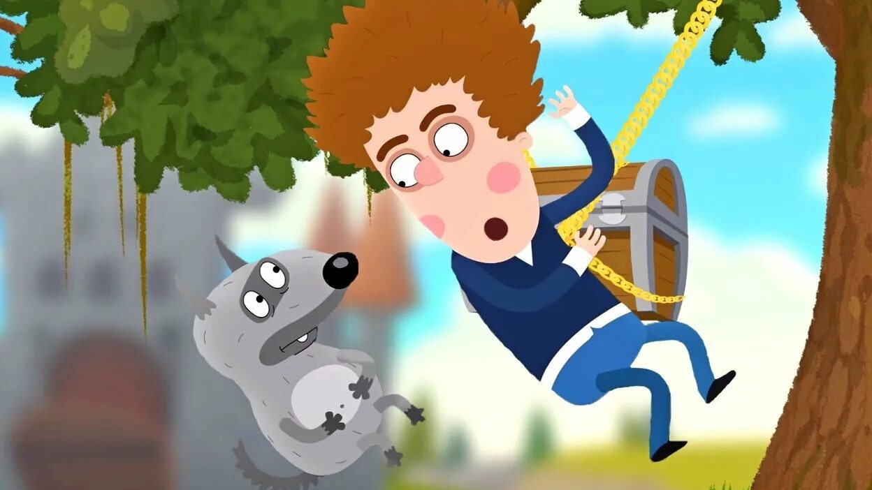 Приключения Пети и Волка Мультфильм-Пети и Волка Мультик игра для детей # 4