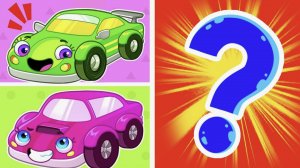 Развивающие машинки Мультфильм 1-3 серия вместе