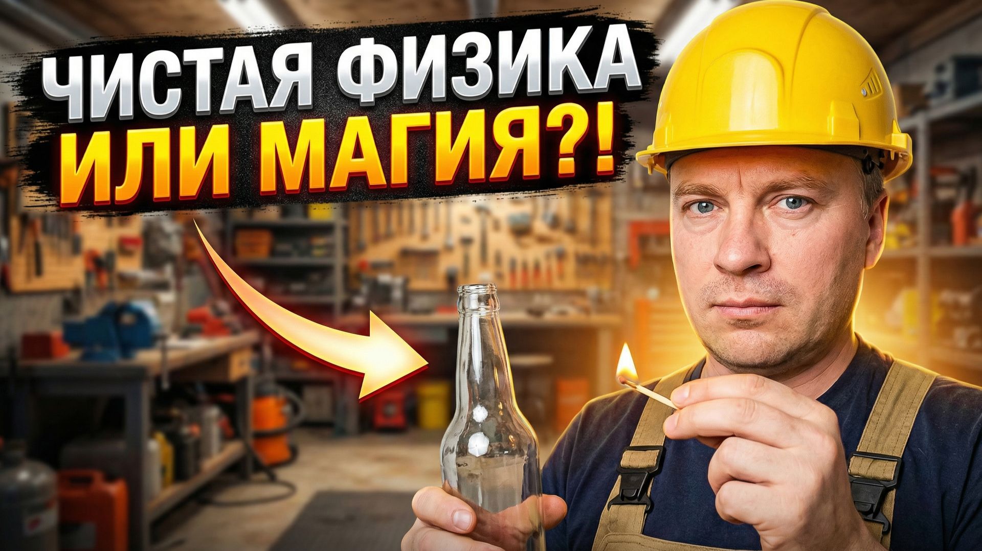 Невероятно! Как повесить НЕСКОЛЬКО КИЛОГРАММОВ на одну спичку