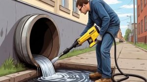 Эффективная прочистка канализационных труб в частном доме