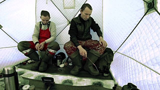 Ловля окуня на мормышку.