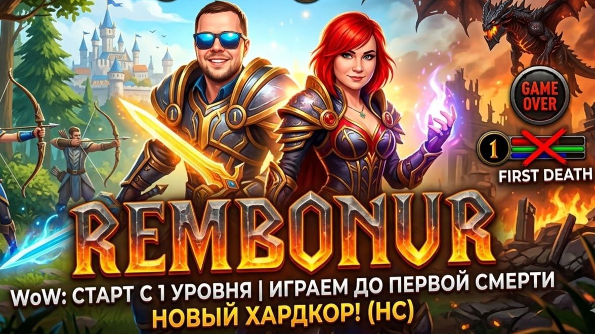 МЫ УМРЕМ? Начинаем путь с 1 уровня в WoW HC Neverest X3 #1