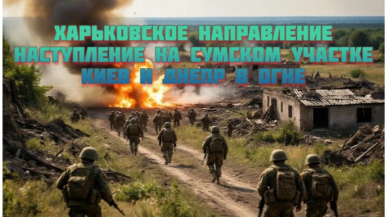 Новости СВО Сегодня-Харьковское направление Наступление на Сумском участке Киев и Днепр в огне