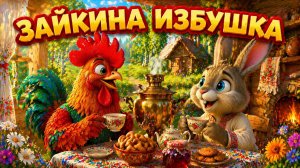 ЗАЮШКИНА ИЗБУШКА -  Мульт Сказка про зайчика для малышей!