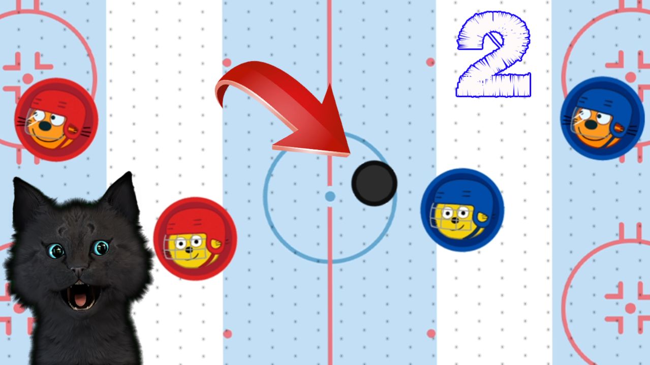 ТРИ КОТА ХОККЕЙ ЭЛО С ГОВОРЯЩИМ СУПЕР КОТОМ ДВА НА ДВА БИТВА САМ С СОБОЙ Три Кота: Развивающие игры