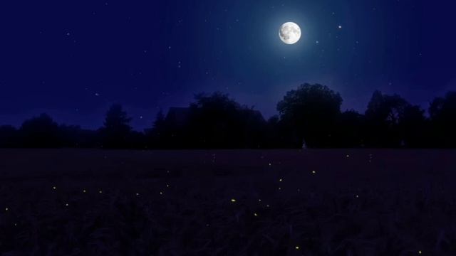 Расслабляющие звуки сказочной ночной природы для отдыха и сна😴